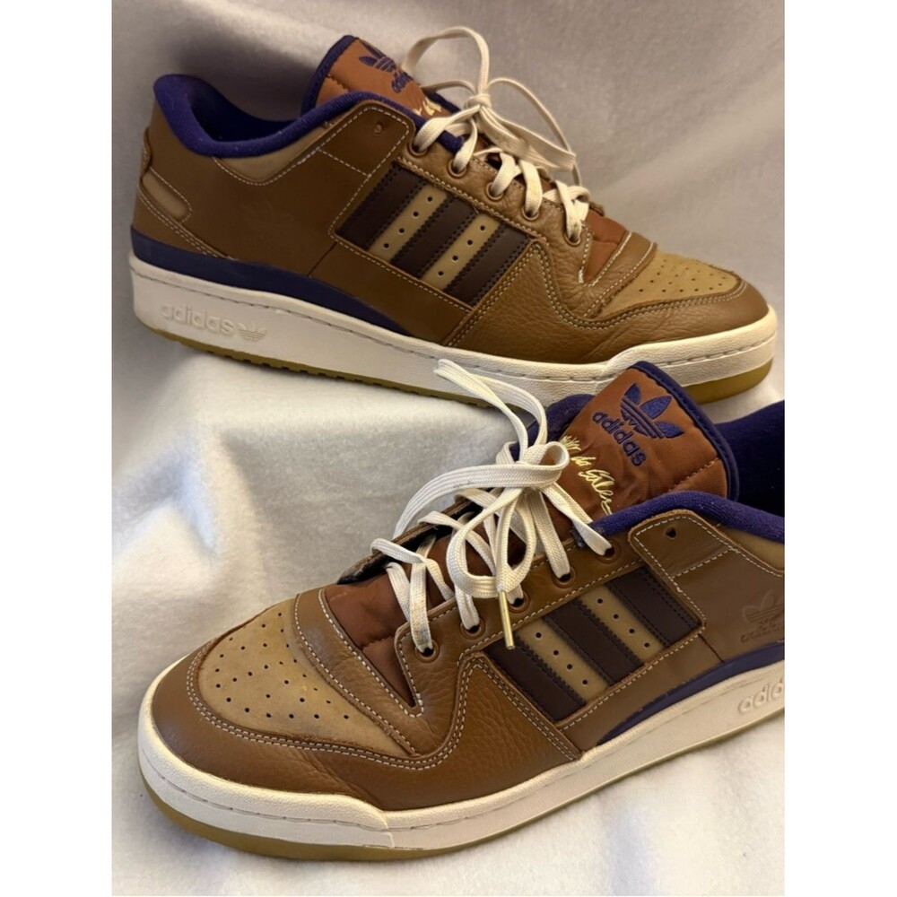 Adidas Forum 84 Low ADV x Heitor Da Silva Men’s US 13 Brown Purple Skate Shoes